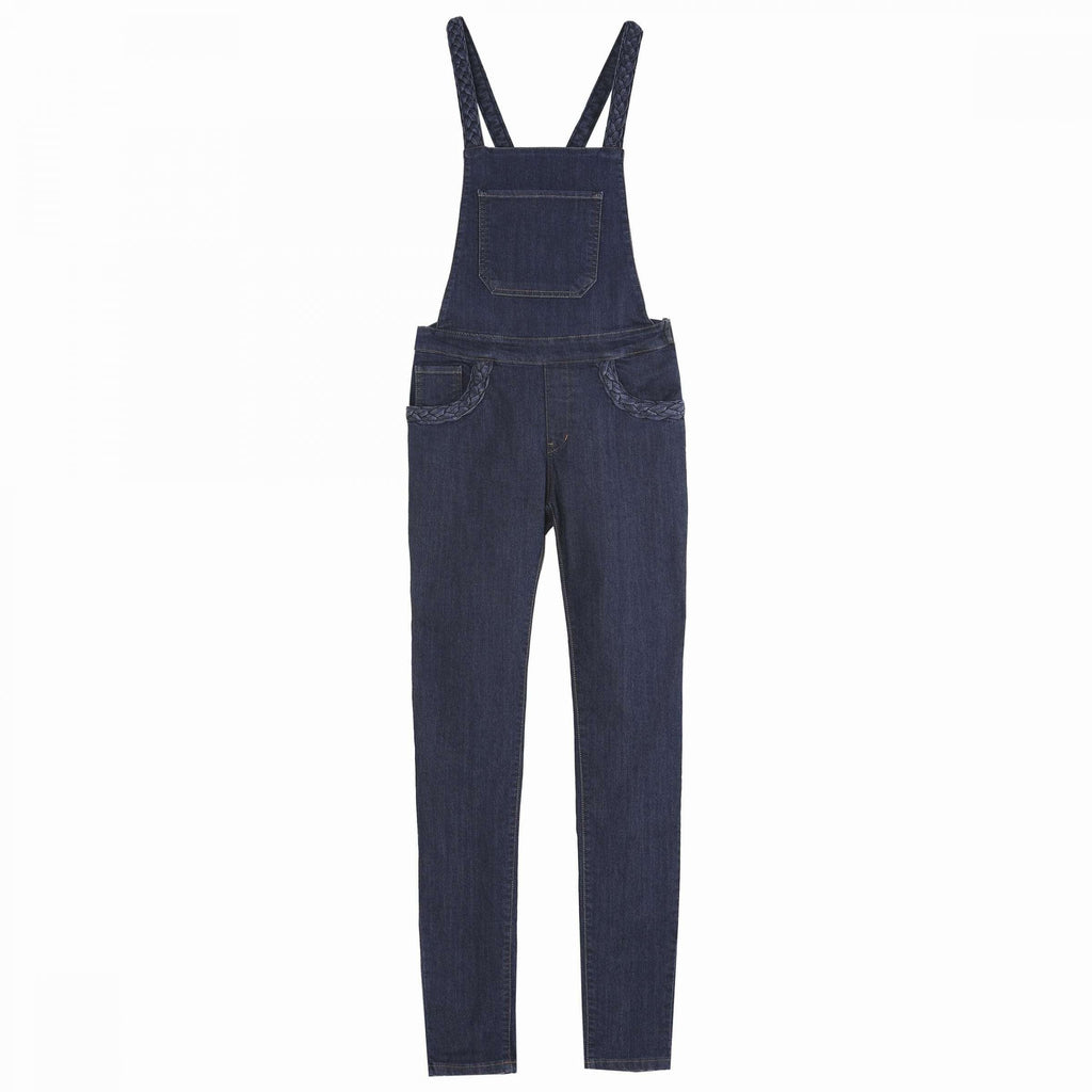 Emile et Ida,Braided Denim Overalls,CouCou,Mamma Clothing
