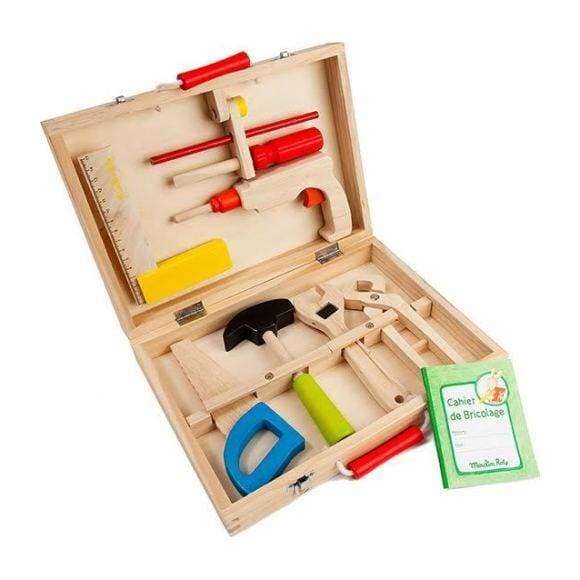 Moulin Roty,I Am Working, Wooden Tool Valise,CouCou,Toy