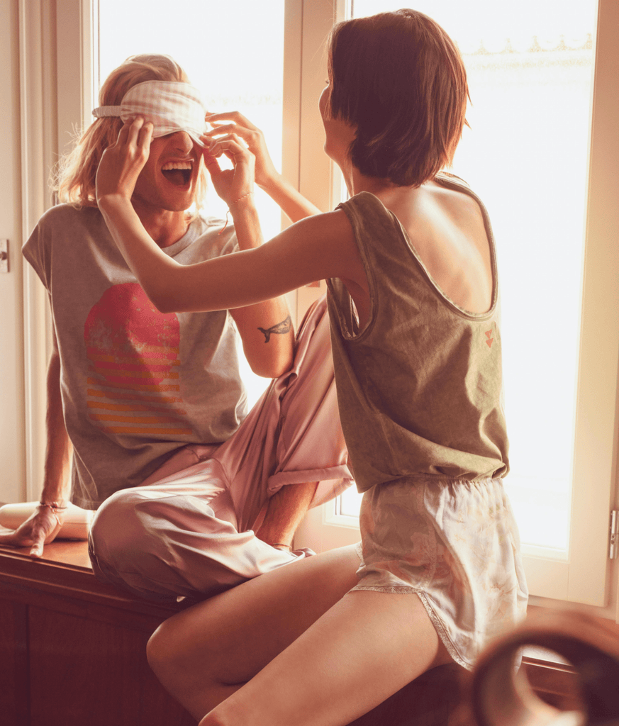 Sisters Department,T-Shirt Shorter Sleeves in Washed Grey w/"Sunset" Print,CouCou,Mamma Clothing